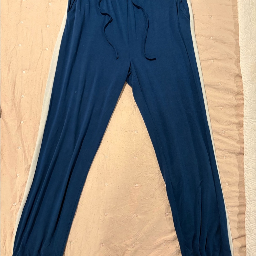 Women's Navy Blue Jogger Pants